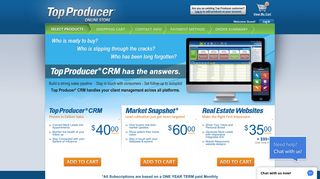 Top Producer Online Store - Login - Top Producer I8 Portal