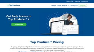 Top Producer ® Pricing & Product Information | Top Producer® - Top Producer I8 Portal