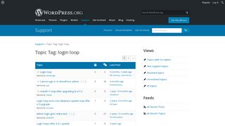 
                            12. Topic Tag: login loop | WordPress.org - Loop Portal