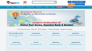 
                            2. TOPPERS EXAM - Toppers Exam Portal