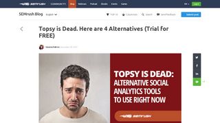 
                            4. Topsy is Dead. Here are 4 Alternatives (Trial for FREE) - Topsy Pro Portal