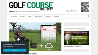 
                            9. Toro launches revamped myTurf Pro - Golf Course Industry - Toro Myturf Portal