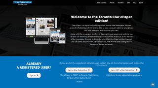
                            5. Toronto Star ePaper - Toronto Star Circulation Portal