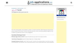 
                            7. Torrid Application, Jobs & Careers Online - Torrid Careers Portal