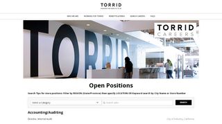 
                            1. Torrid Careers - Jobvite - Torrid Careers Portal