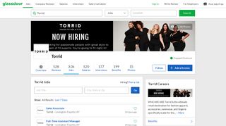 
                            8. Torrid Jobs | Glassdoor - Torrid Careers Portal