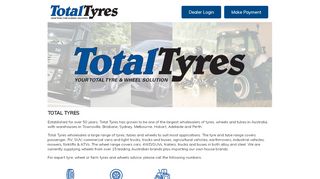 
                            2. Total Tyres | Coming Soon - Total Tyres Portal