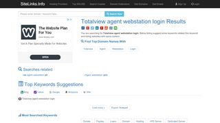 
Totalview agent webstation login Results For Websites Listing  
