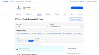 
                            5. Tower Health Employee Reviews - Indeed - Reading Employee Portal