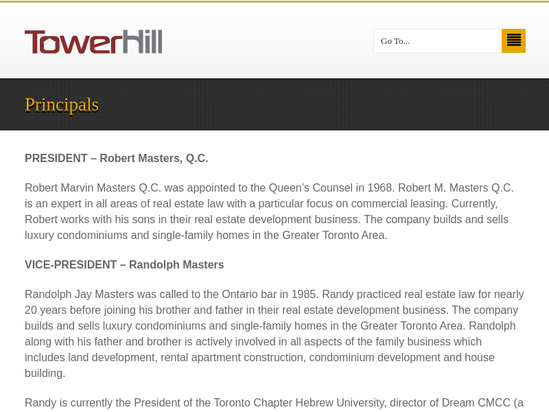 
                            10. Towerhill - Principals