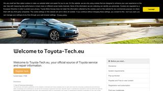 
                            7. Toyota Service Information - Mytechdoc Toyota Europe Com Login
