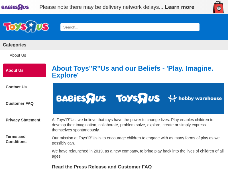 Toys"R"Us Australia - The Greatest Toys Store in the World!