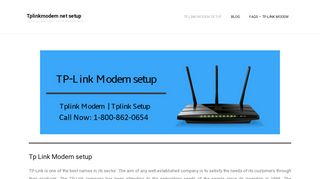 
                            4. Tplinkmodem.net | How to setup tplink modem router | Tplink ... - Tplinkmodem Net Login