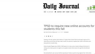 
                            8. TPSD to require new online accounts for registering students this fall ... - Tpsd Student Portal
