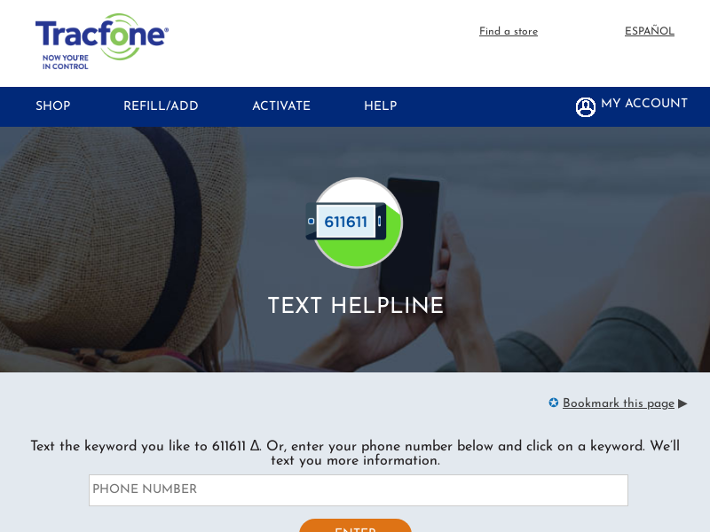 
                            10. Tracfone | TracFone Wireless - 611611 Help