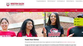 Track Your Status - Winston-Salem State University - Wssu Banner Portal