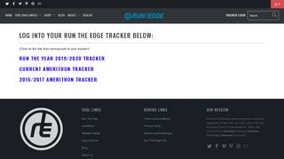 
                            5. Tracker Login - Run the Edge - Amerithon Challenge Portal
