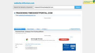 
                            7. tradewind.timesheetportal.com at WI. Timesheet Portal ... - Tradewind Timesheet Portal Login