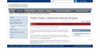 
                            6. Traffic Tickets / Infractions Amnesty Program - traffic_selfhelp - Gc Services Amnesty Portal