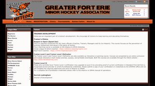 
                            7. Trainers (Greater Fort Erie Minor Hockey) - Hdco Elearning Portal