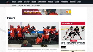 
                            5. Trainers - Ontario Minor Hockey - Hdco Elearning Portal