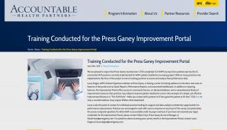 
                            4. Training Conducted for the Press Ganey Improvement Portal ... - Press Ganey Improvement Portal Login