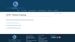 
                            3. Training - Online Training - Louisiana Civil Service - Leo Louisiana State Employees Portal