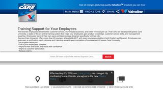 
                            8. Training Support for Your Employees - Valvoline Express Care - Vioc University Login