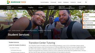 
                            3. Transition Center Tutoring | Durham Technical Community ... - Mylabsplus Portal Durham Tech