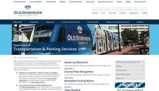 
Transportation & Parking Services - Old Dominion University
