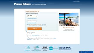 
                            8. Travel Agent Sign In - Pleasant Holidays - Monarch Holidays Agent Portal