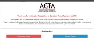 
                            5. Travel Insurance - Association of Canadian Travel Agencies - Manulife Travel Agent Portal