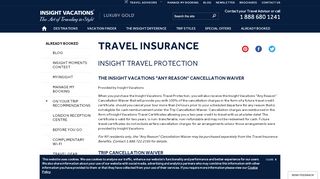 
                            9. Travel Insurance | Insight Vacations - Manulife Travel Insurance Agent Portal