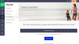 
                            2. Travel insurance | Manulife - Manulife Travel Insurance Agent Portal