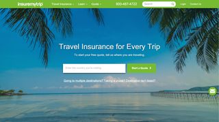 
                            8. Travel Insurance Quotes - Compare & Buy Trip Insurance - Manulife Travel Agent Portal
