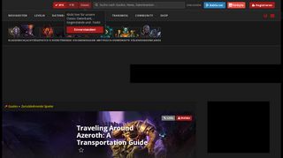 
                            5. Traveling Around Azeroth: A Transportation Guide - Guides ... - Vale Of Eternal Blossoms Portal