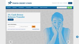 
Travis Credit Union - Checking & Savings Accounts, Credit ...  
