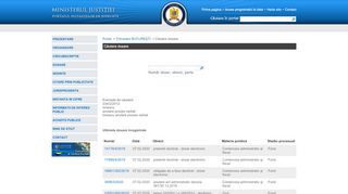 
                            2. Tribunalul BUCUREŞTI - Căutare dosare - Portal Just - Tribunalul Bucuresti Portal