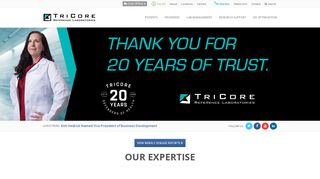 TriCore Reference Laboratories - Tricore Express Portal