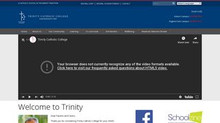 
                            1. Trinity Catholic College: Welcome to Trinity - Sentral Portal Trinity