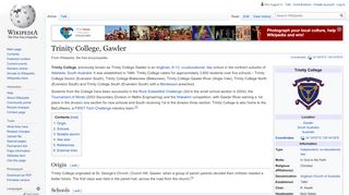 
                            8. Trinity College, Gawler - Wikipedia - Trinity College Gawler River Email Portal