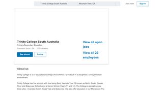 
                            6. Trinity College South Australia | LinkedIn - Trinity College Gawler River Email Portal