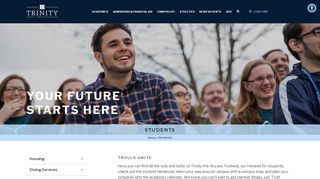 
                            8. Trinity Students - Your Future Starts Here - Trinity Email Portal