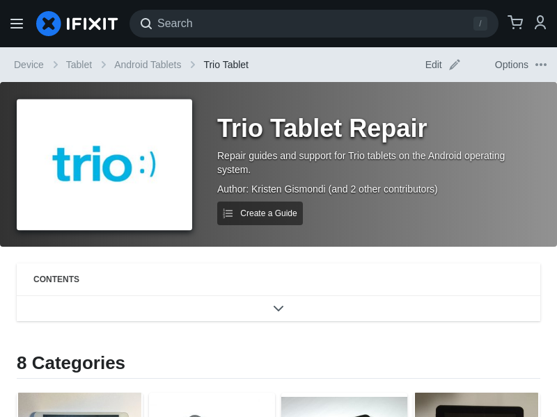 
                            7. Trio Tablet Repair - iFixit