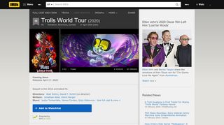 
                            8. Trolls World Tour (2020) - IMDb - Trollz World Sign Up