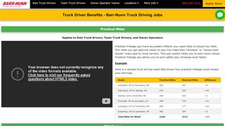 
Truck Driver Benefits - Barr-Nunn Truck Driving Jobs  
