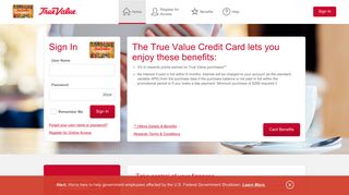 
                            1. True Value Credit Card - Manage your account - Comenity - True Value Credit Card Portal