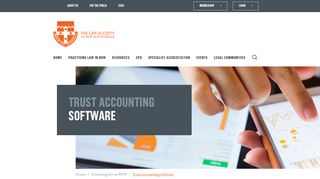 
                            4. Trust accounting software | The Law Society of NSW - Cabenet Portal