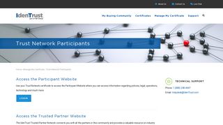 
                            5. Trust Network Participant Login - IdenTrust - Www Identrust Com Portal