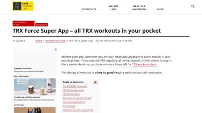 
                            5. TRX Force Super App Review [free download] Core Training ...